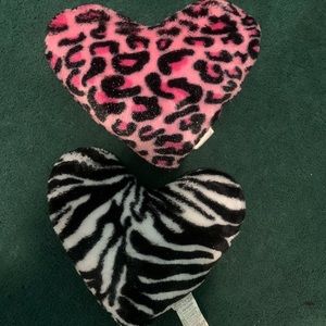 Heart shaped pillows